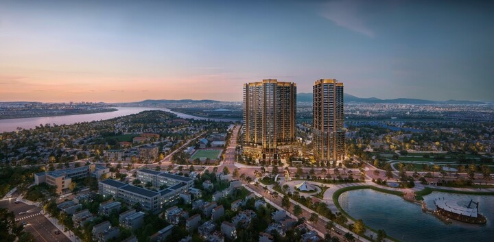 Phối cảnh The Magnolia, dự án do MIK Group phát triển tại khu vực Long Biên, Hà Nội